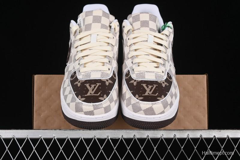 Nike Air Force 1 '07 Low Louis Vuitton Collaboration Casual Sneakers - LD4631-202