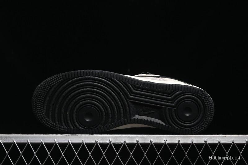 Nike Air Force 1 '07 Low The North Face Collaboration - Beige Black Red Sole Low-Top Casual Sneakers - XZ6188-309
