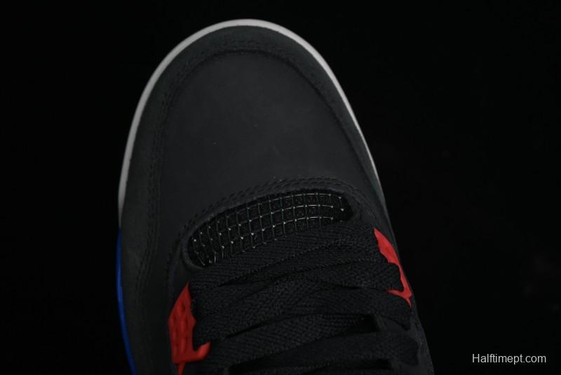 Nike Air Jordan 4 Retro Sneakers in Black, Blue and Neutral Grey - FV5029-003