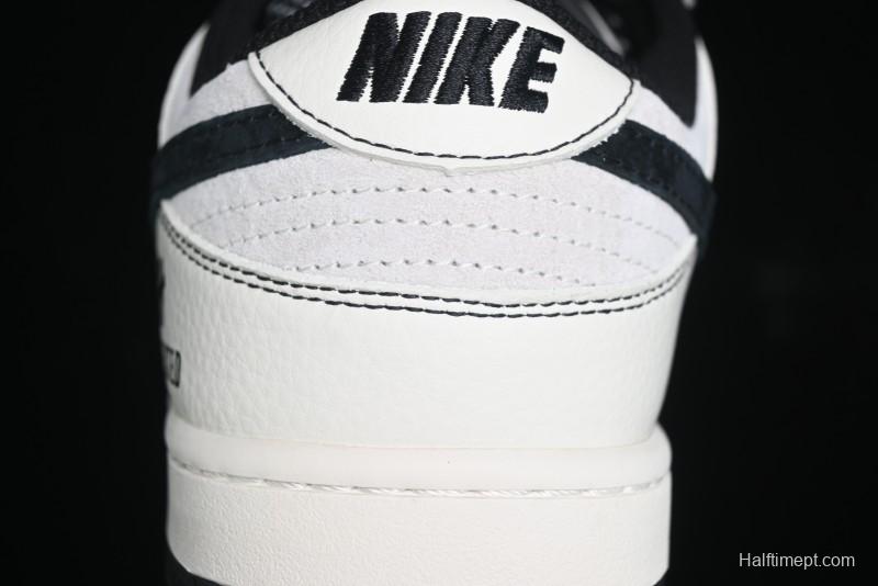 Nike SB Dunk Low UN Collaboration - Beige Black Line Black Sole Anniversary Custom Low-Top Casual Skate Shoes - BB7518-004