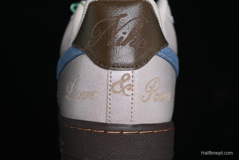 Nike Air Force 1 '07 Low Casual Sneakers with Full-Length Air Cushion - HQ3458-142