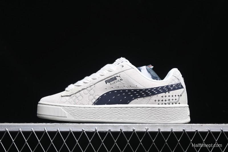 Puma Suede XL Retro Casual Sneakers with Premium Pigskin Upper - 395777-02