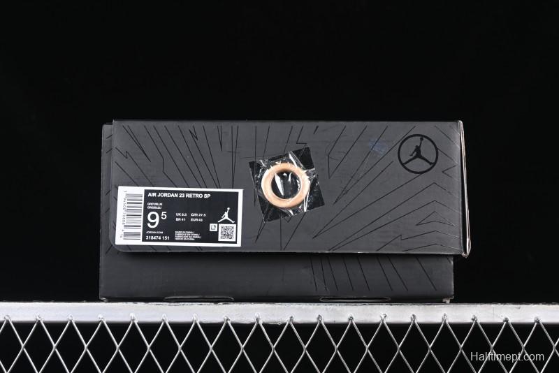 Nike Air Jordan 23 AJ23 Mid Retro Casual Sneakers with Visible Air Cushion - 318474-151