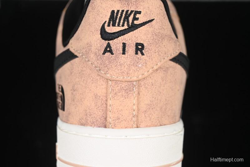 Nike Air Force 1'07 Low The North Face Collaboration - Mesh Brown Low-Top Casual Sneakers - KK1988-031
