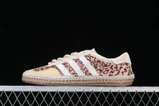 Adidas Clot x Originals Gazelle Indoor Retro Casual Slip-Resistant Wear-Resistant Low-Top Sneakers - IH3642