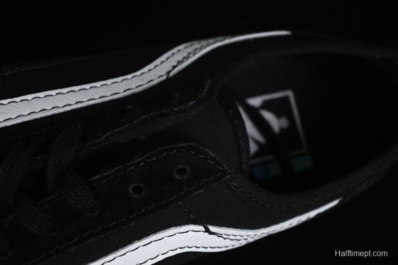 Vans Style 36 SF All Black Skate Shoes with Killer Whale Half-Toe Cap Design - VN0A3MVLB8C
