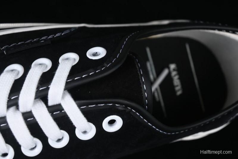 Kamiya Vulcanize Sneaker 23AW High-End Line Mihara Yasuhiro Dissolve Black White Suede Casual Low-Top Canvas Shoes - M.C3