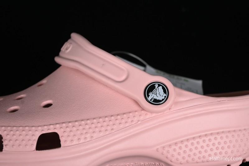 Crocs Classic Clog Quartz Pink Two-Way Beach Sandals with Ventilation Holes - B.D4