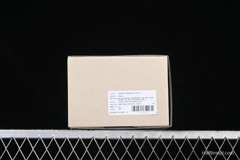 Golden Goose Marathon Silver Comfortable Low-Top Lifestyle Sneakers - X.E5