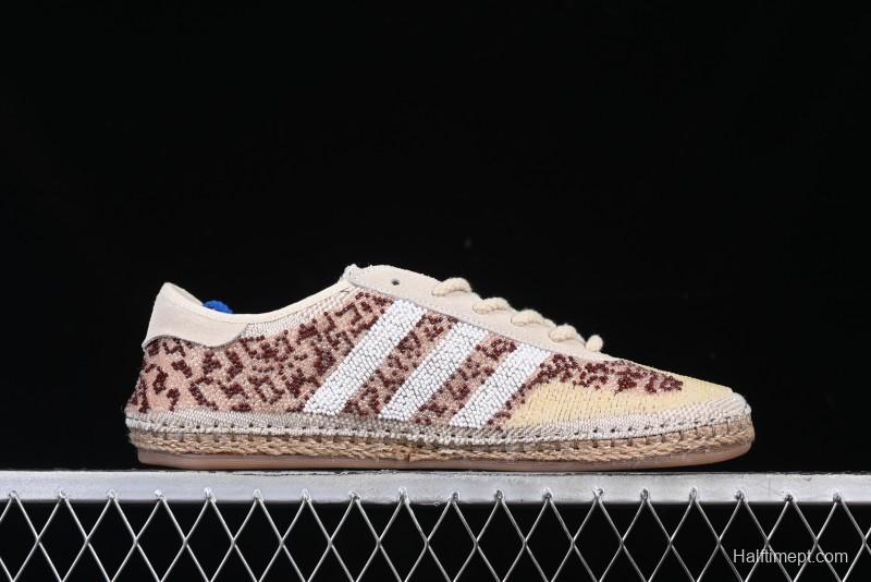 Adidas Clot x Originals Gazelle Indoor Retro Casual Slip-Resistant Wear-Resistant Low-Top Sneakers - IH3642