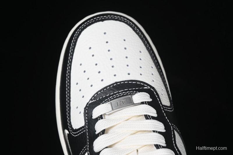 Nike Air Force 1 '07 Low The North Face Collaboration - Black Leather Low-Top Casual Sneakers - CH6336-513