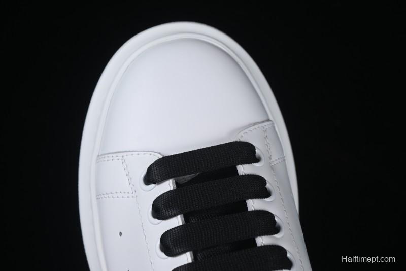 Alexander McQueen Oversized Sneakers with Black Suede Heel Detail - D.E5