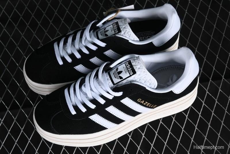 Adidas Originals Gazelle Bold HQ6912 Low-Top Sneakers with Thick Sole for Casual Wear, Non-Slip and Durable - HQ6912