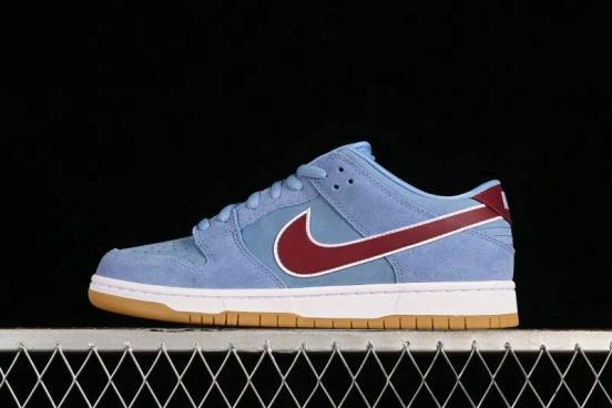 Nike SB Dunk Low "Phillies" Suede Casual Skate Shoes - DQ4040-400