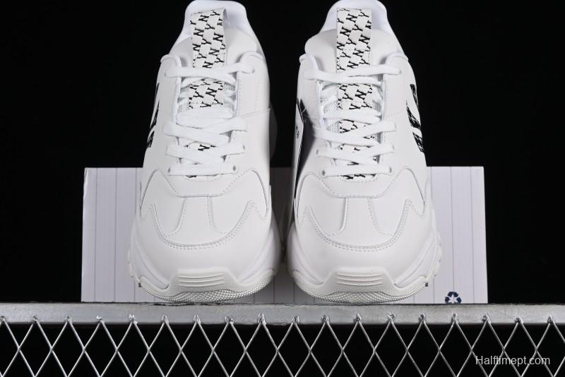 MLB Bigball Chunky Mono New York Yankees Thick Sole Casual Sneakers - 32SHCM01150W