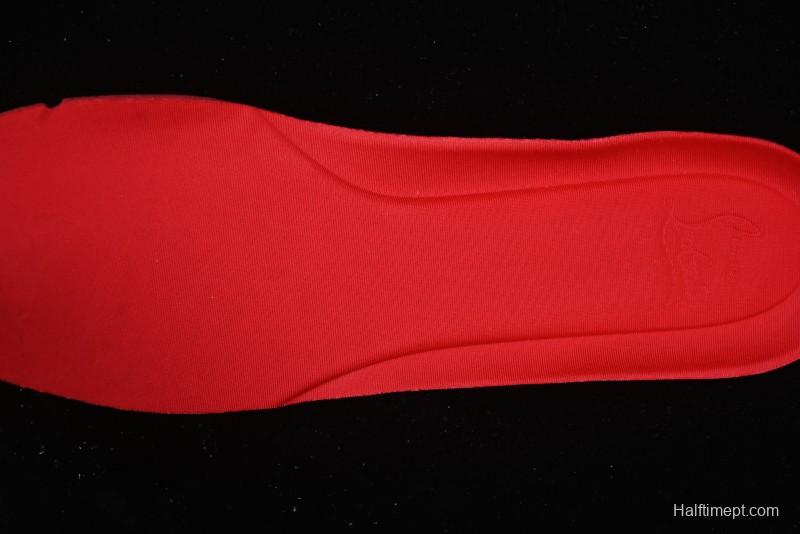 Christian Louboutin Funnyto Flat French Luxury Brand Green Color Block Low Top Sneakers - X.D4