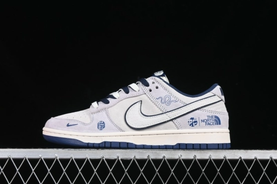 Nike SB Dunk Low The North Face Year of the Snake Collaboration Anniversary Edition Custom Low-Top Casual Skate Shoes - DM6868-014