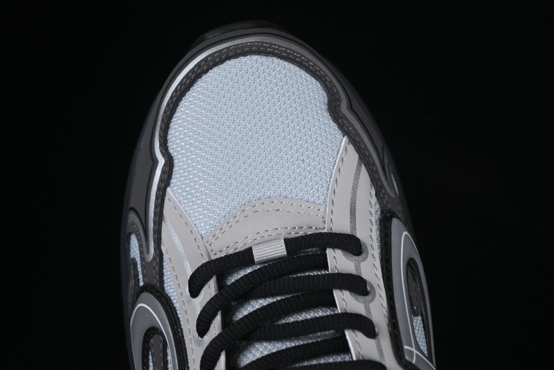 Dior B30 Sneakers with Reflective CD30 Logo and Lightweight Rubber Sole - CD30