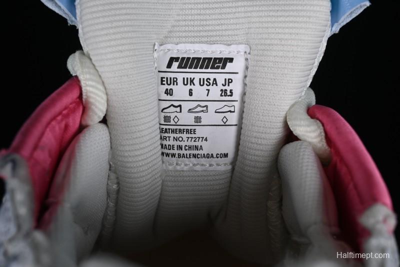 Balenciaga Runner Kith Four Color Retro Casual Shoes - W3RBW2325