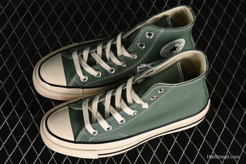 Converse Chuck 1970s High Top Casual Canvas Sneakers in Pine Green - A06521C
