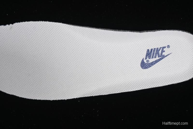 Nike Air Force 1 '07 Low Stussy Collaboration Light Blue White Transparent Swoosh Low-Top Casual Sneakers - DM6688-055