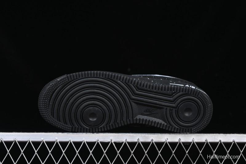 Nike Air Force 1 '07 Low Casual Sneakers with Black Splatter Design - ZH0316-046