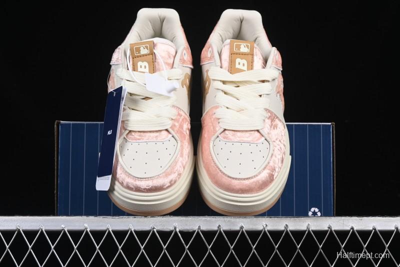 New York Yankees MLB Bigball Chunky Window Velvet Monogram Thick Platform Casual Running Shoes - 3ASXCVC4643BGS