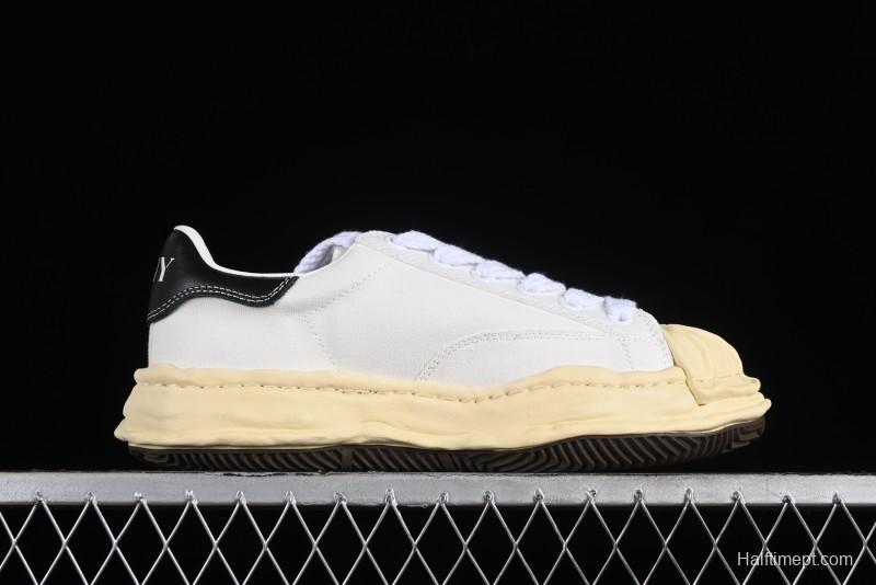 Wayne MMY Original Sole Leather Low Sneaker with Deconstructed Ice Cream Sole - W.E5