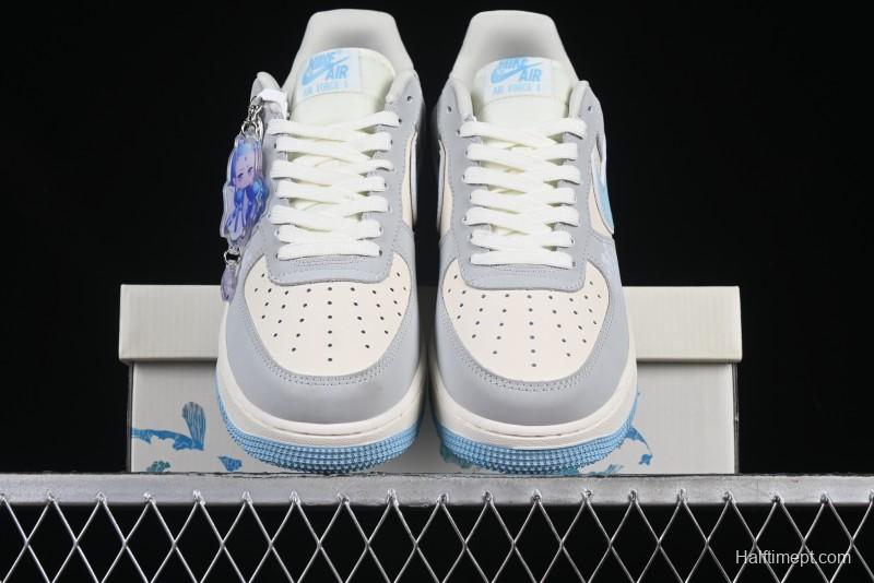 Nike Air Force 1'07 Low Nezha Collaboration Magic Ball Spirit Pearl Casual Sneakers - DF0188-047