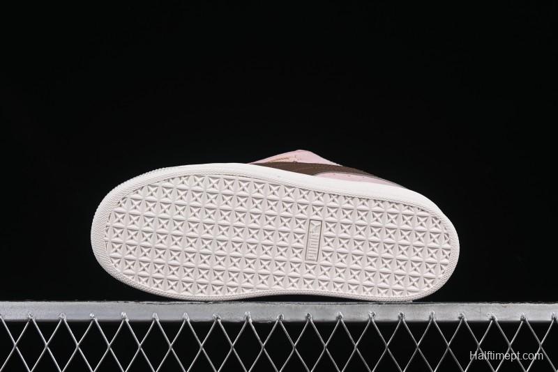 PUMA Suede Classic Sneakers - Rose Pink & Chocolate Brown