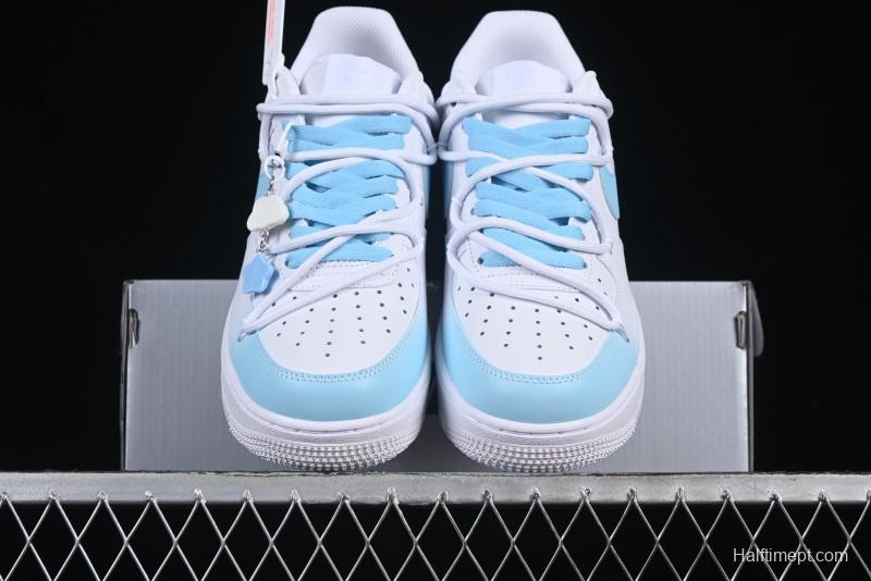 Nike Air Force 1'07 Low Ice Blue Mojito Casual Sneakers - CQ2288-801
