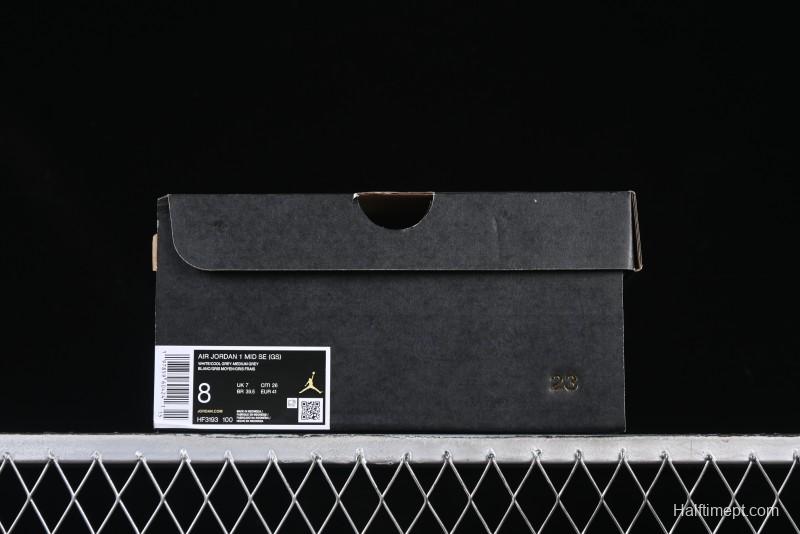 Nike Air Jordan 1 Mid AJ1 White Grey Mid Top Casual Sneakers - HF3193-100