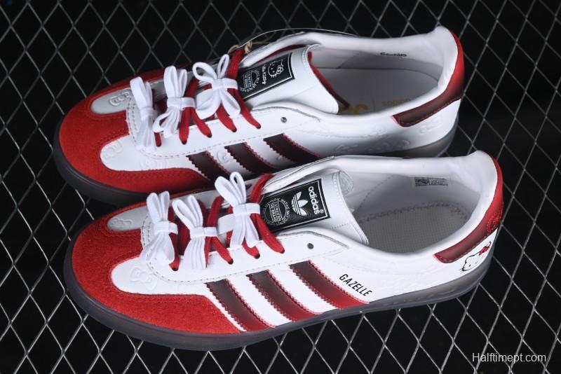 Adidas Originals Gazelle Indoor II Retro Casual Slip-Resistant Wear-Resistant Low-Top Sneakers - II0013