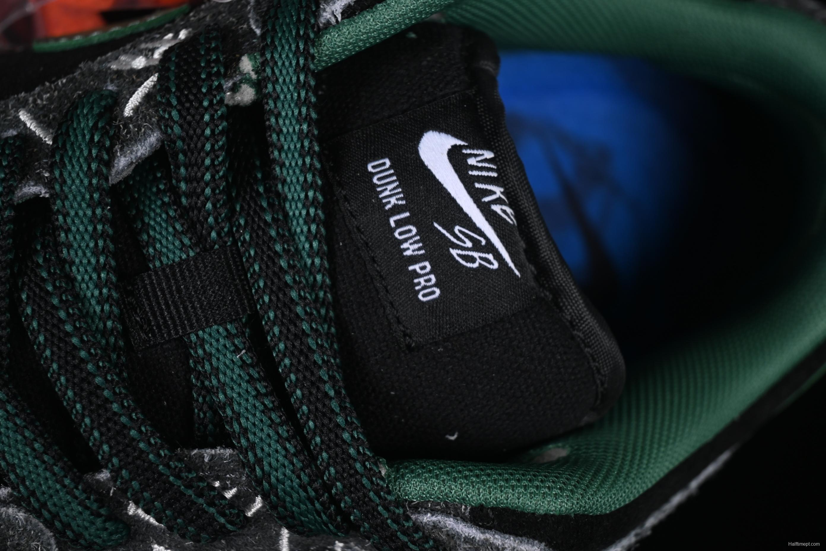 Nike There Skateboards x Nike SB Dunk Low Graffiti Art Style Collaboration SB Low-Top Casual Skate Shoes - HF7743-001