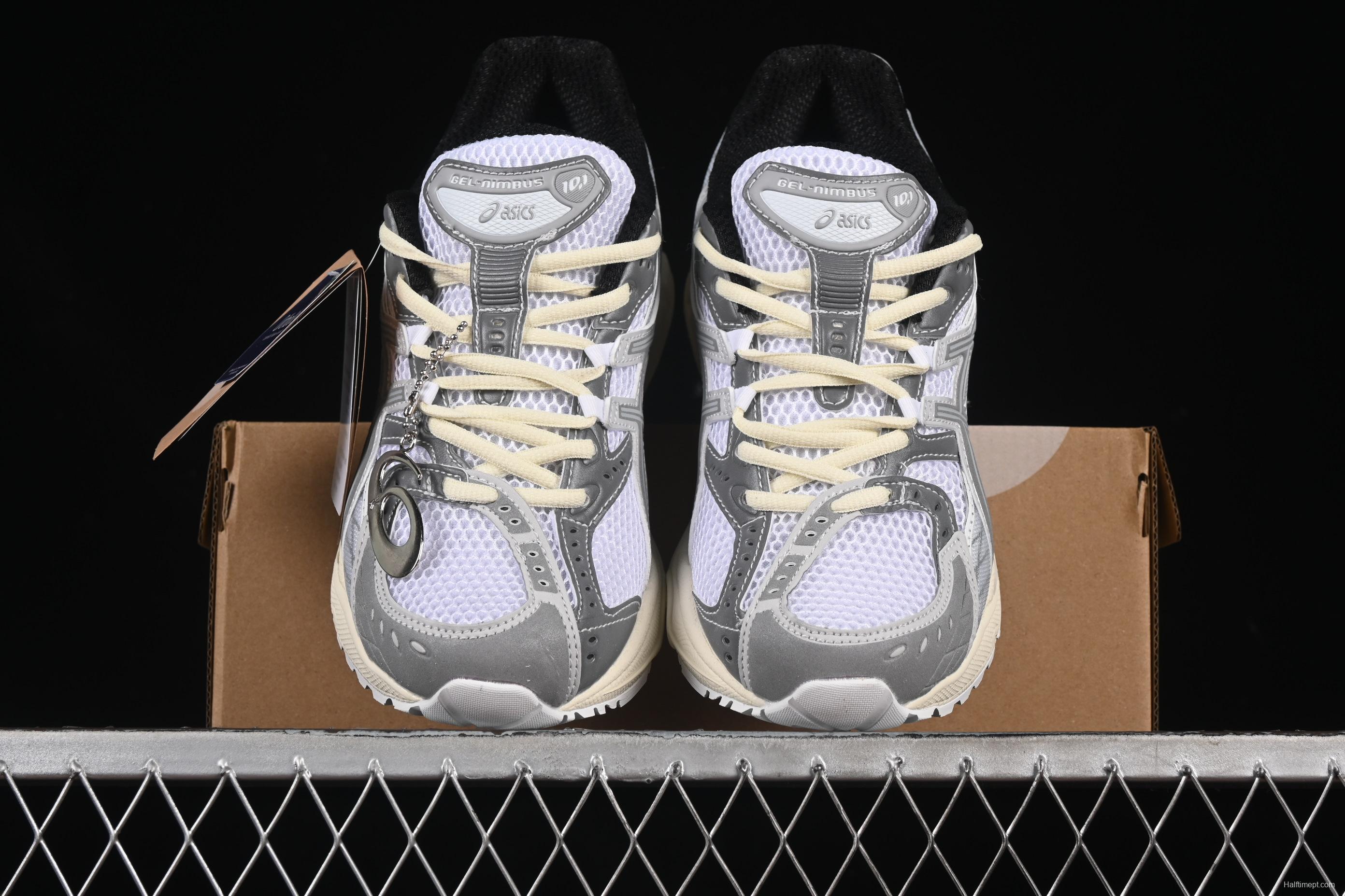 Asics Gel-Nimbus 10.1 Retro Breathable Casual Shoes with Cushioning for Men - 1203A673-100