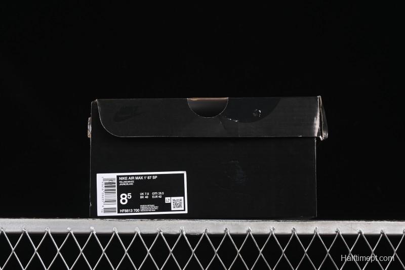 Nike Air Max 1 Retro Running Shoes with Half-Sole Air Cushion - HF8813-700