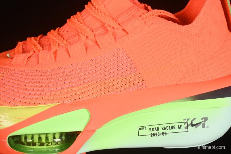 Nike Zoom VaporFly Next 3% Prototype Super Marathon Running Shoes with Dual Airzoom Cushion and ZoomX Foam - FD8315-600