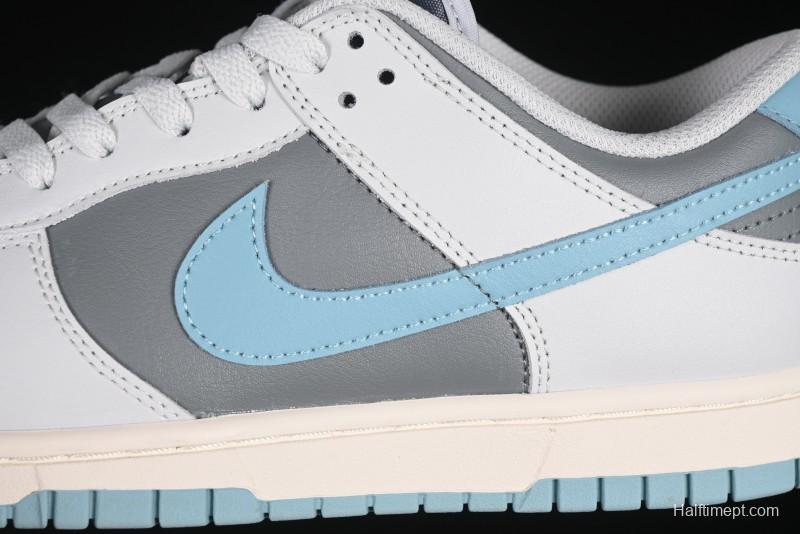 Nike SB Dunk Low Blue Grey Low-Top Casual Skate Shoes - HF5441-001