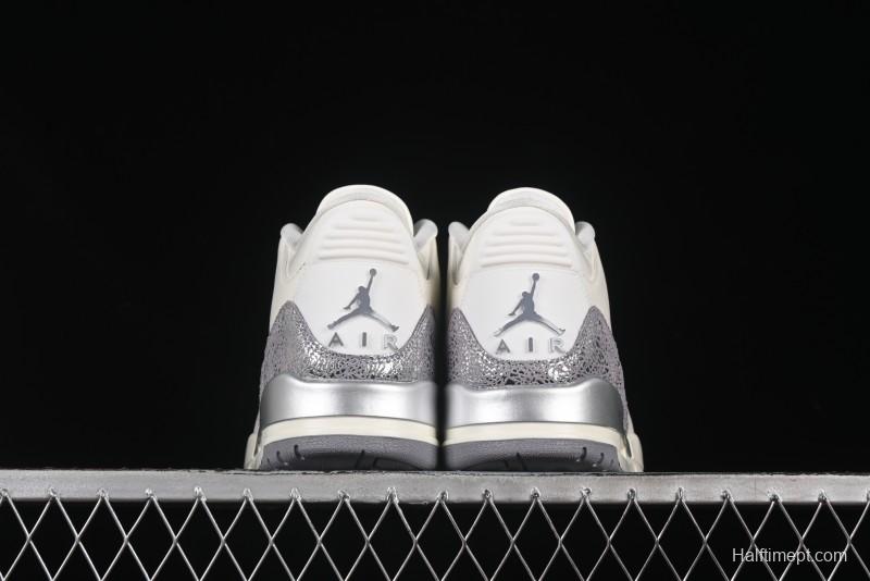 Nike Air Jordan 3 Retro OG Sail Metallic Silver - CK9246-100