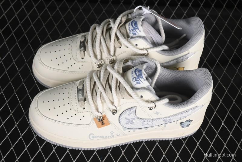Nike Air Force 1'07 Low x Capybara "Frankenstein" Casual Sneakers - LV0506-220