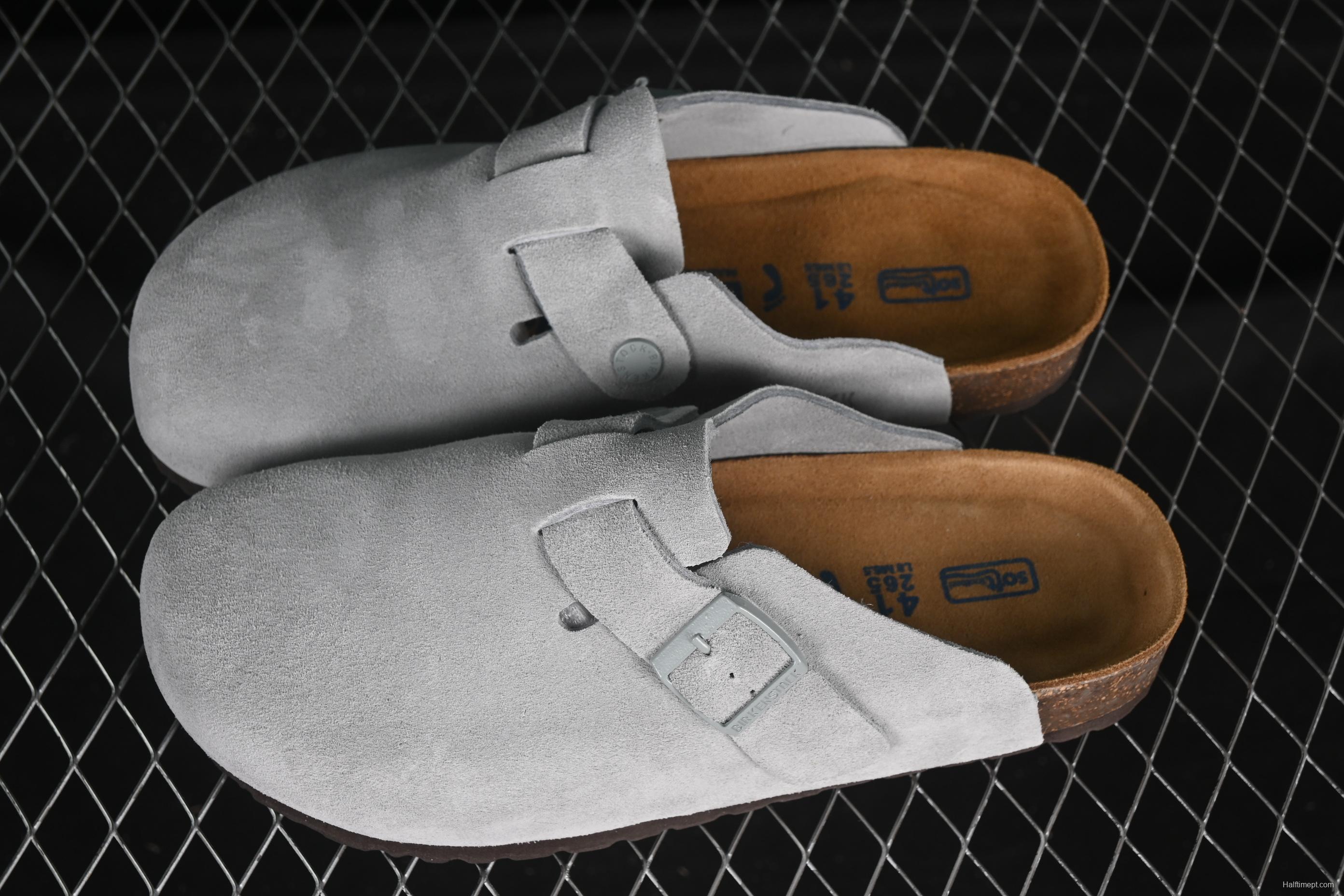 Birkenstock Arizona Soft Footbed Sandals with Suede Leather and Lambswool Lining - G.D4