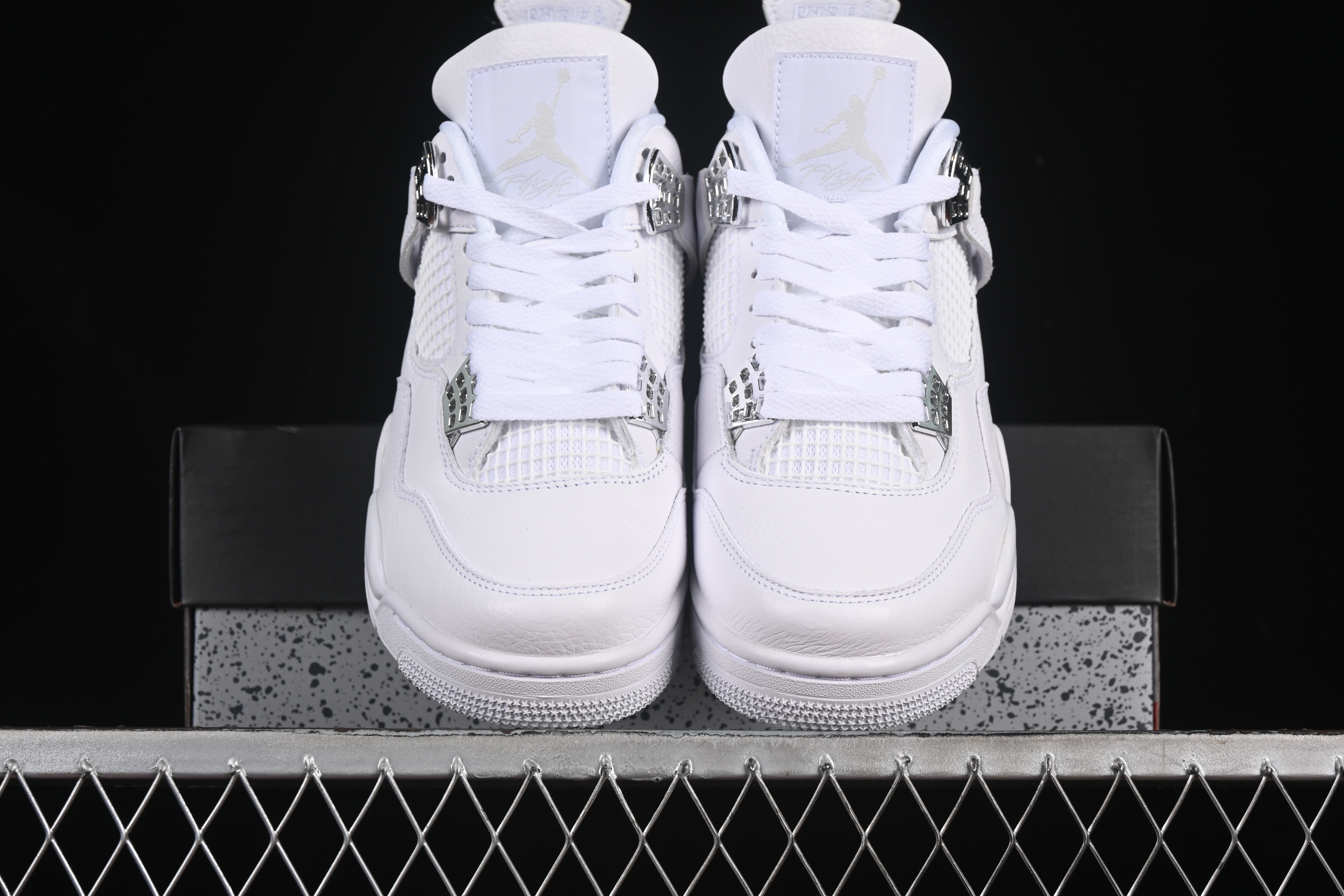 Nike Air Jordan 4 Retro PureMoney Sneakers - 308497-100