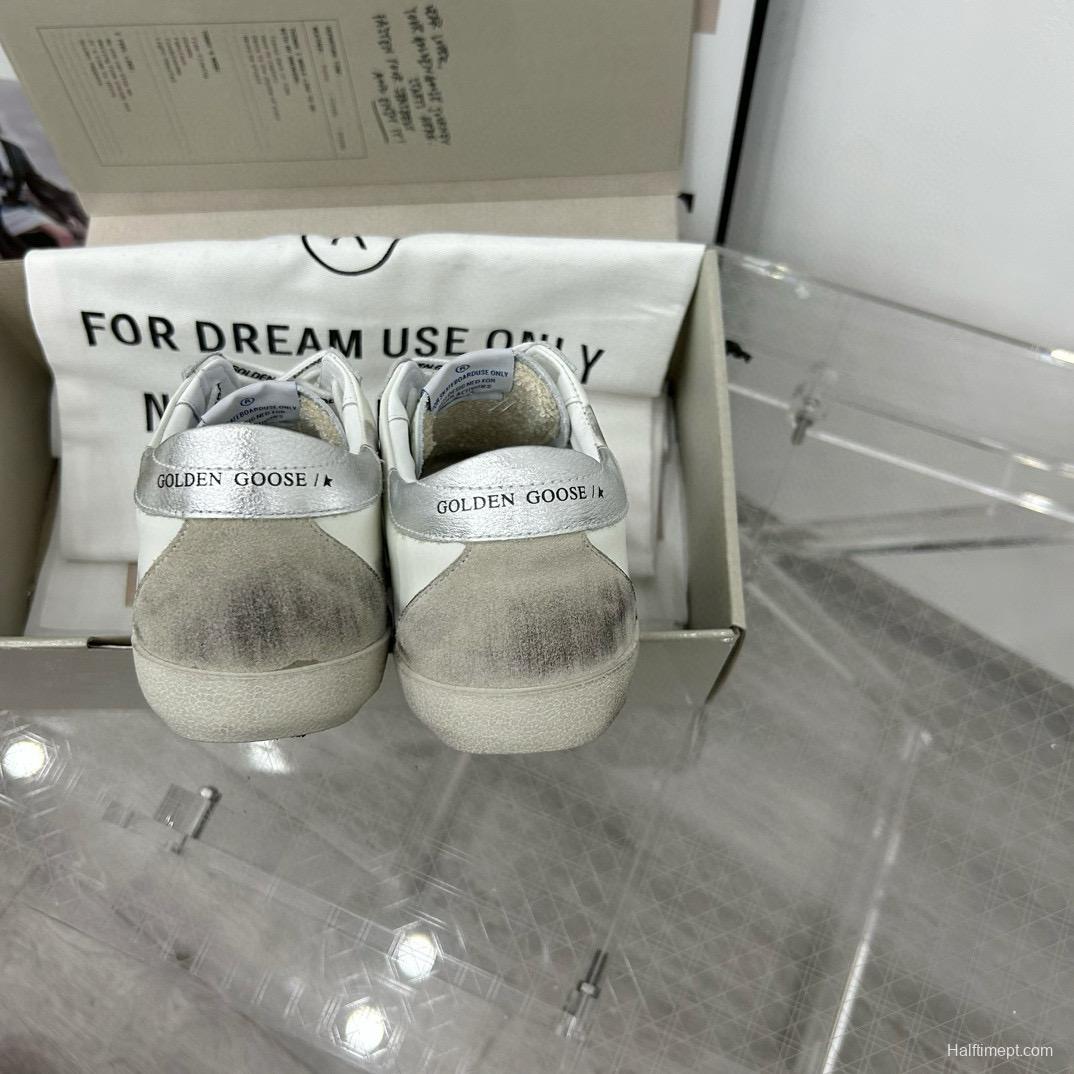 2025 Women GGDB White Red Leather Sneakers