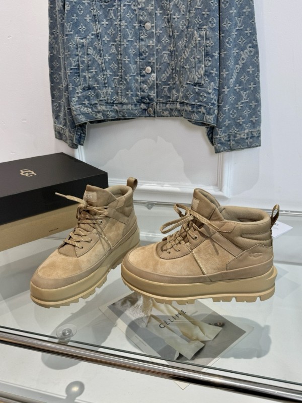 2024 Unisex UGG beige suede leather boots MJ00300