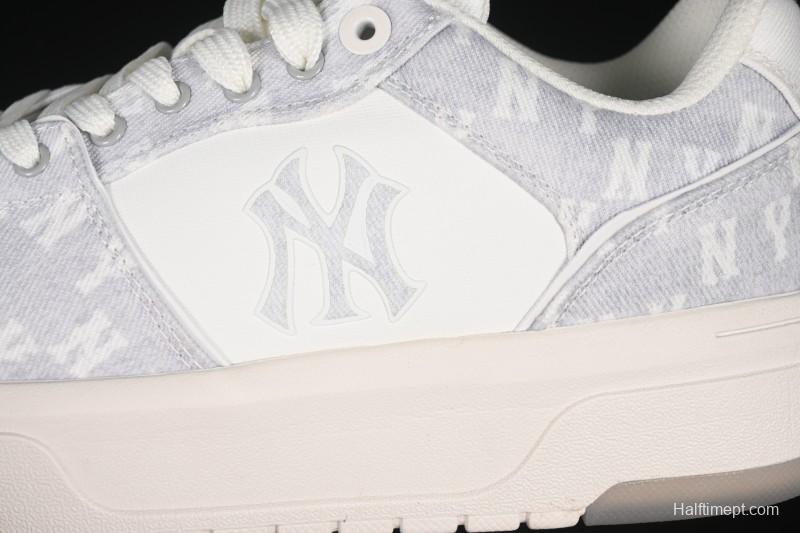 Adidas NY MLB Chunky Liner Embo Monogram New York Yankees Heightening Thick Sole Casual Running Shoes - 3ASXV015N50GRS