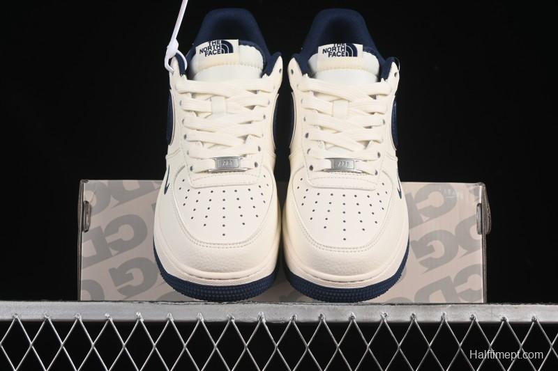 Nike Air Force 1'07 Low North Face Collaboration Dark Blue Sole Casual Sneakers - ZH2598-318