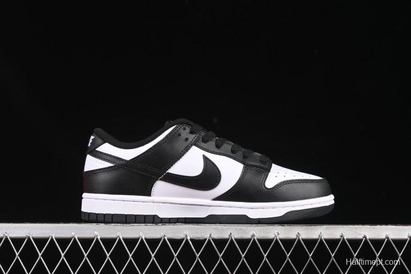 Nike SB Dunk Low Classic Black White Low-Top Casual Skate Shoes - HF5441-100