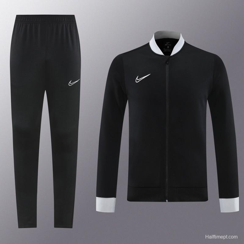 2025 NIKE Black Full Zipper Jacket + Long Pants