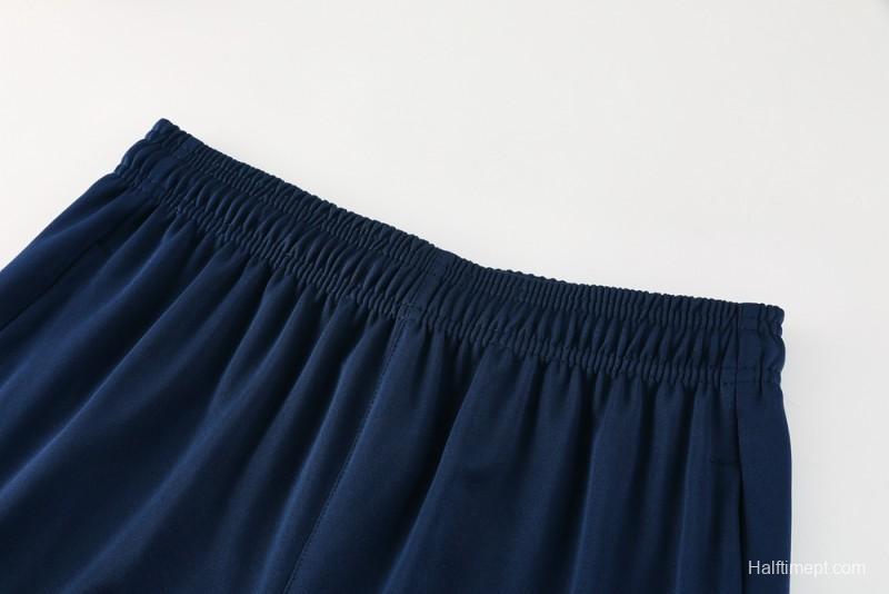 2025 Nike Blue Full Hoodie Zipper Jacket +Long Pants