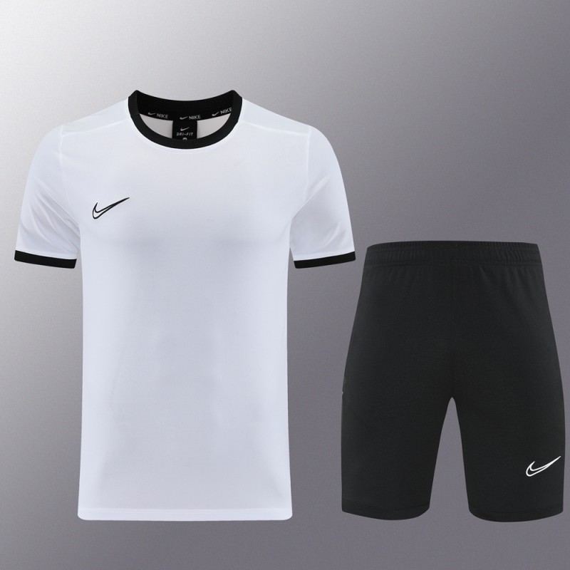 2025 NIKE White Short Sleeve Jersey + Shorts